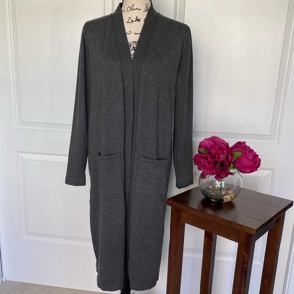 Premise Gray Duster Sweater